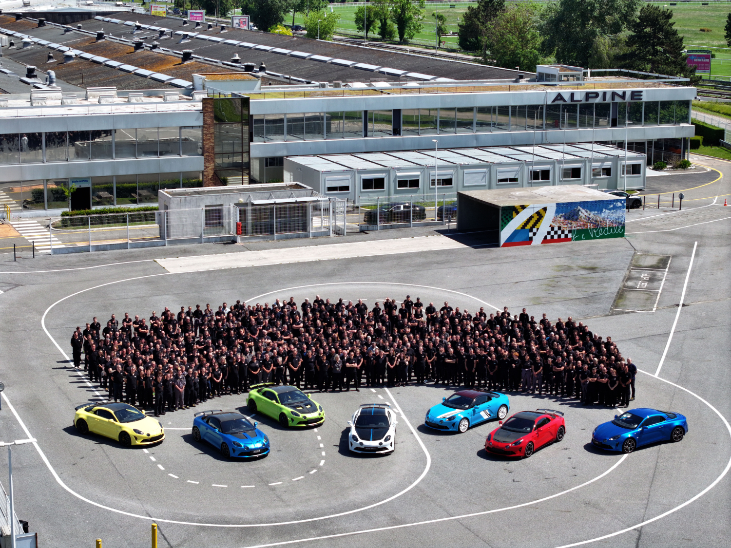 OVER 35,000 ALPINE A110 PRODUCED AT THE ALPINE DIEPPE FACTORY WHICH IS GEARING UP TO WELCOME THE 3RD GENERATION