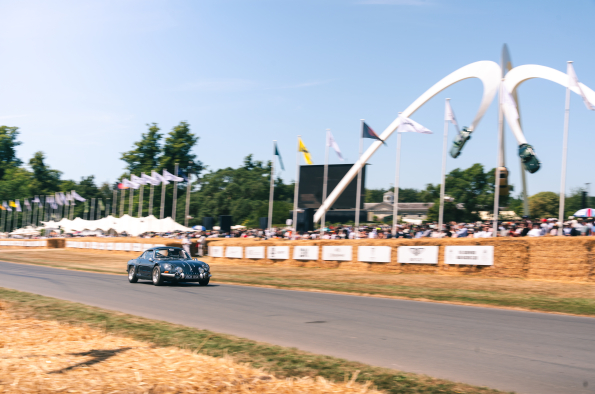 Alpine A110 FUTURE conquers Goodwood Hill on global debut