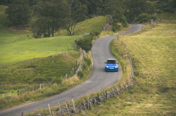 Alpine A290 powers to national victory at Eco Rally Scotland