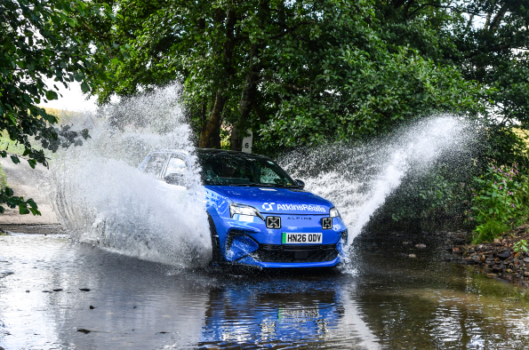 Alpine A290 powers to national victory at Eco Rally Scotland
