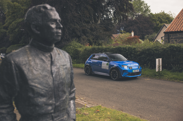 Alpine A290 powers to national victory at Eco Rally Scotland